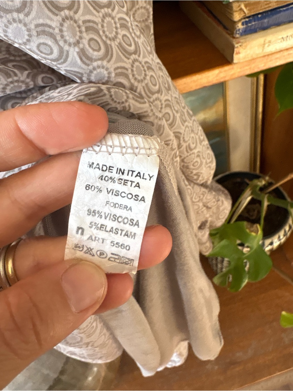 👉3/$25 Italian Silk Lagenlook Fairy Core Dress S - Picture 3 of 4